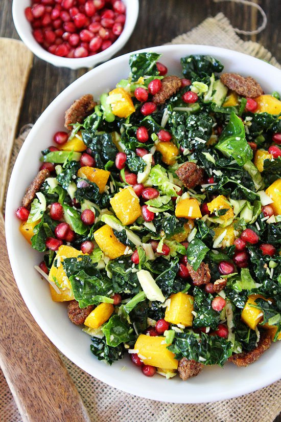 Kale Thanksgiving Recipes
 Kale and Brussels Sprouts Salad Recipe