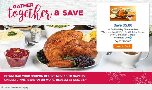 Kroger Christmas Dinner
 Save $5 Deli Holiday Dinner Orders $49 99 Download