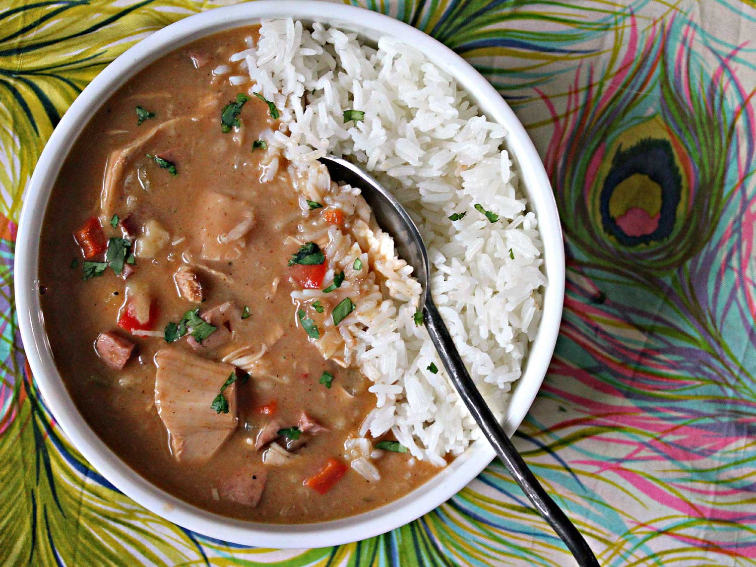 Leftover Thanksgiving Turkey
 Slow Cooker Leftover Turkey and Andouille Gumbo Recipe