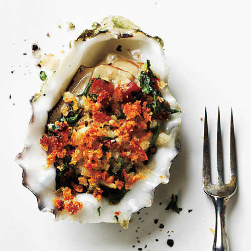 Light Appetizers For Thanksgiving
 Roasted Oysters with Pancetta and Breadcrumbs 100 Ideas