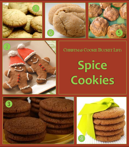 List Of Christmas Cookies
 Christmas Cookie Bucket List