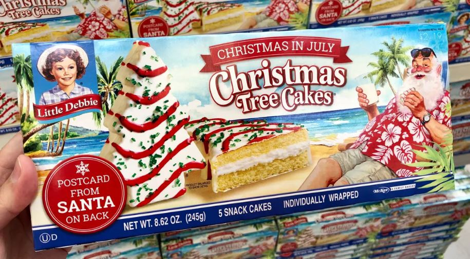 Little Debbie Christmas Tree Cakes
 Little Debbie Christmas Tree Cakes are available for