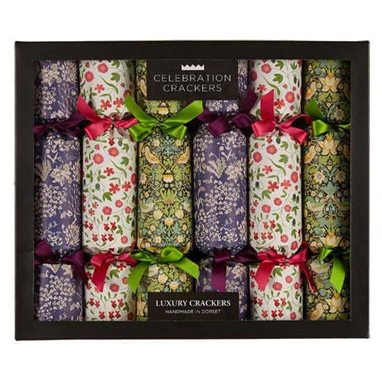 Luxary Christmas Crackers
 Liberty print Luxury crackers from Liberty