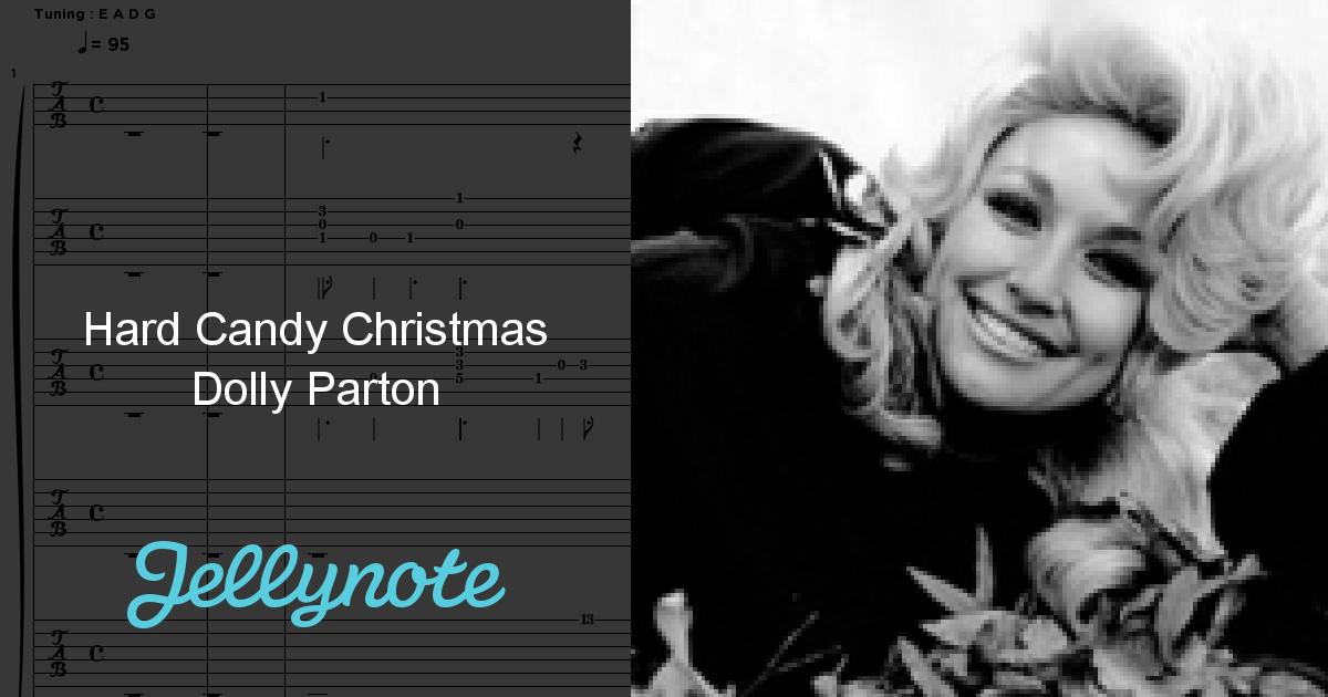 Lyrics Hard Candy Christmas
 Hard Candy Christmas Dolly Parton Free Sheet Music & Tabs