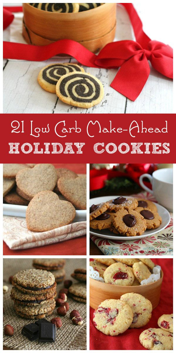 Make Ahead Christmas Cookies
 Low Carb Christmas Cookies