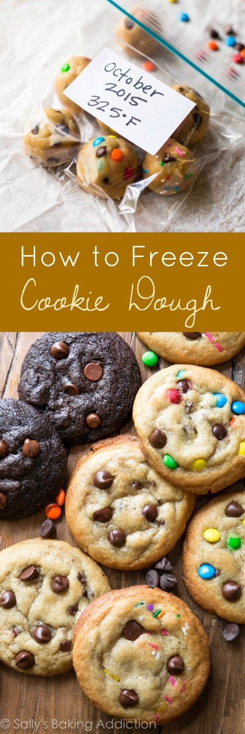 Make Ahead Christmas Cookies
 How to Freeze Cookie Dough Sallys Baking Addiction