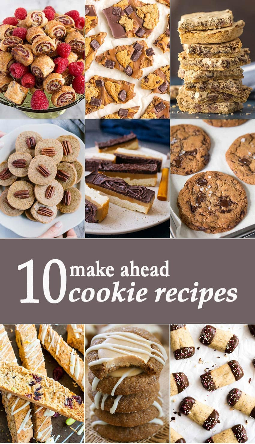 Make Ahead Christmas Cookies
 10 Make Ahead Cookie Recipes The Cookie Rookie