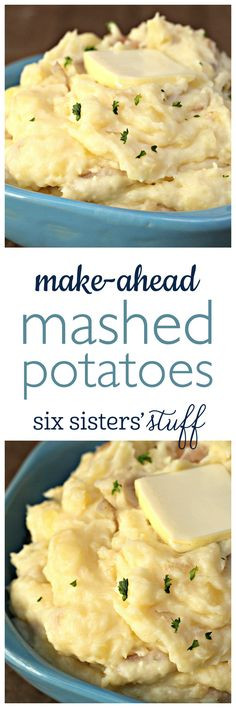 Make Ahead Mashed Potatoes Thanksgiving
 1000 ideas about Mashed Potatoes on Pinterest
