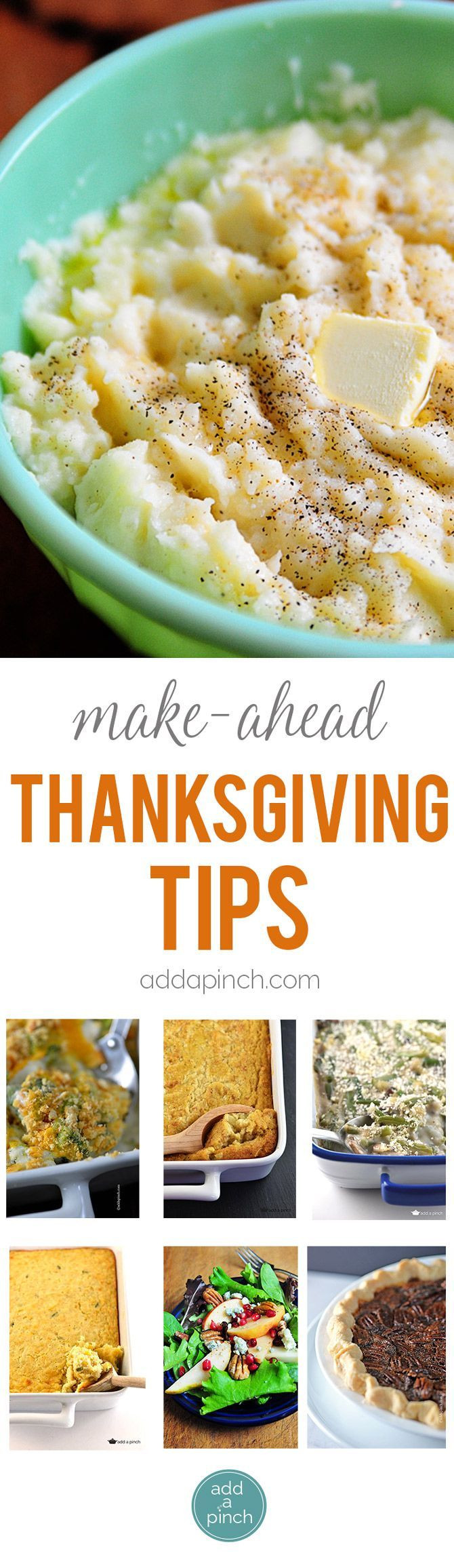 Make Ahead Thanksgiving
 Make Ahead Thanksgiving Tips and Meal Plan