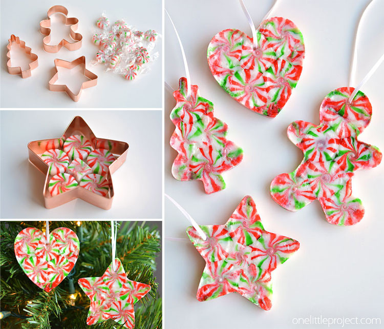 Making Christmas Candy
 Melted Peppermint Candy Ornaments