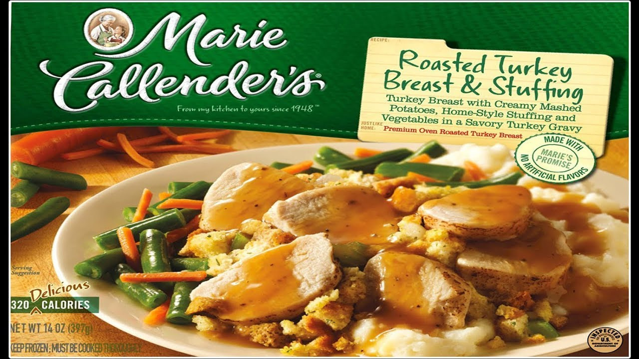 Marie Calendars Thanksgiving Dinner
 Marie Callender s Oven Roasted Turkey & Stuffing Dinner