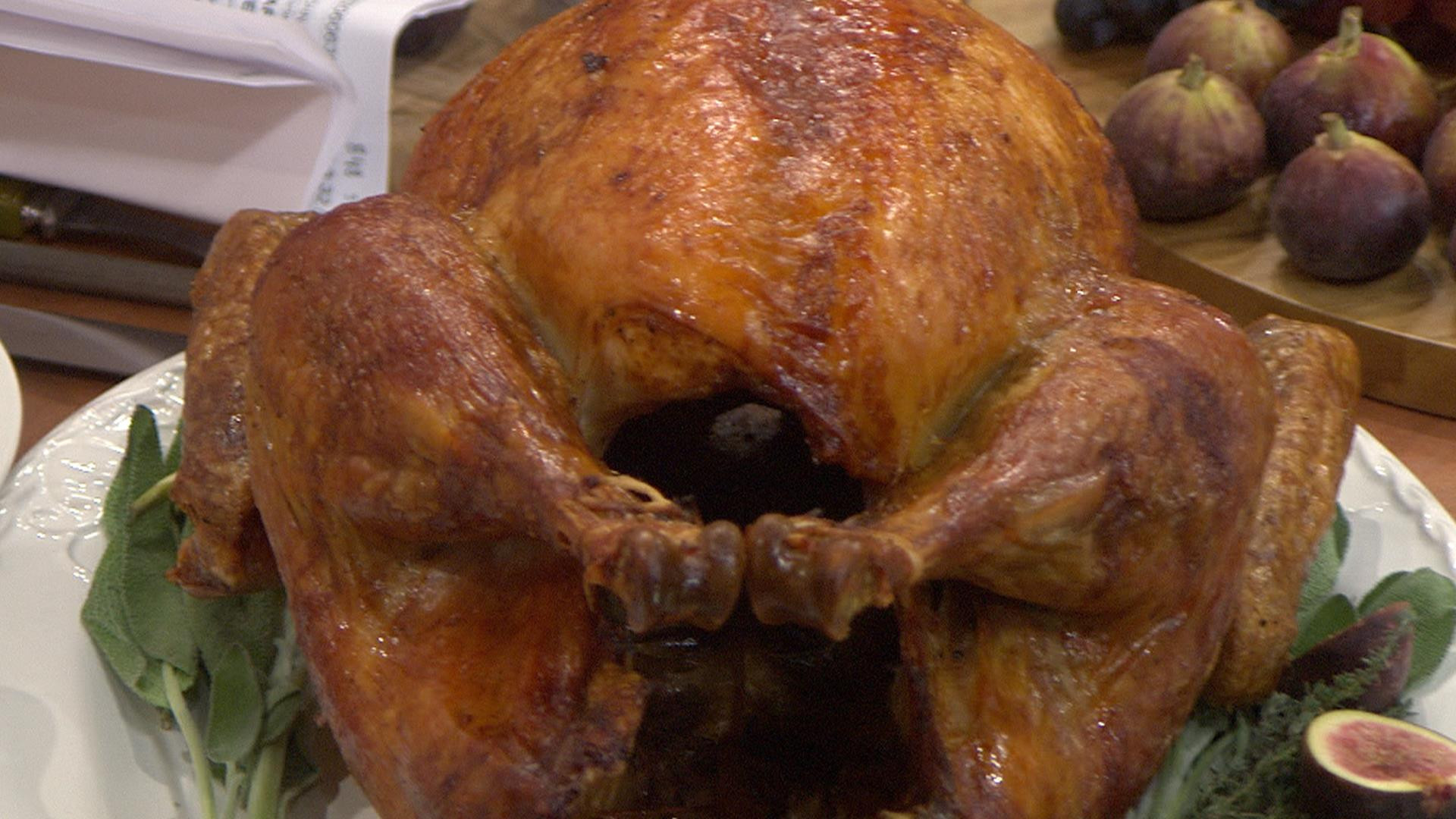 Martha Stewart Thanksgiving Turkey
 Try Martha Stewart’s upside down Thanksgiving turkey with