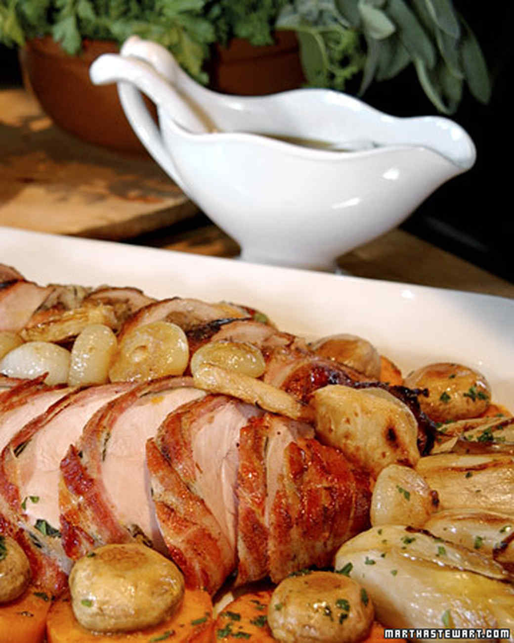 Martha Stewart Thanksgiving Turkey
 Bacon Roasted Turkey Recipe