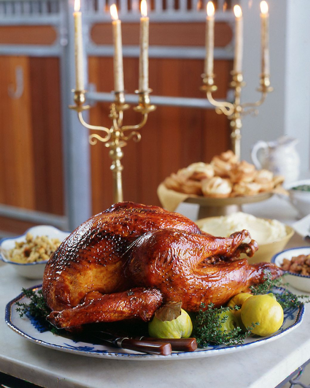 Martha Stewart Turkey Recipes Thanksgiving
 Roast Turkey with Quince Glaze