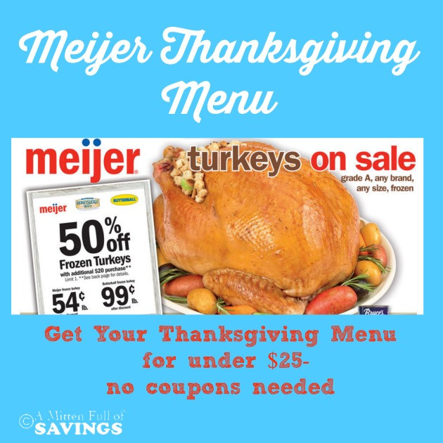 The top 30 Ideas About Meijer Thanksgiving Dinner Best Diet and