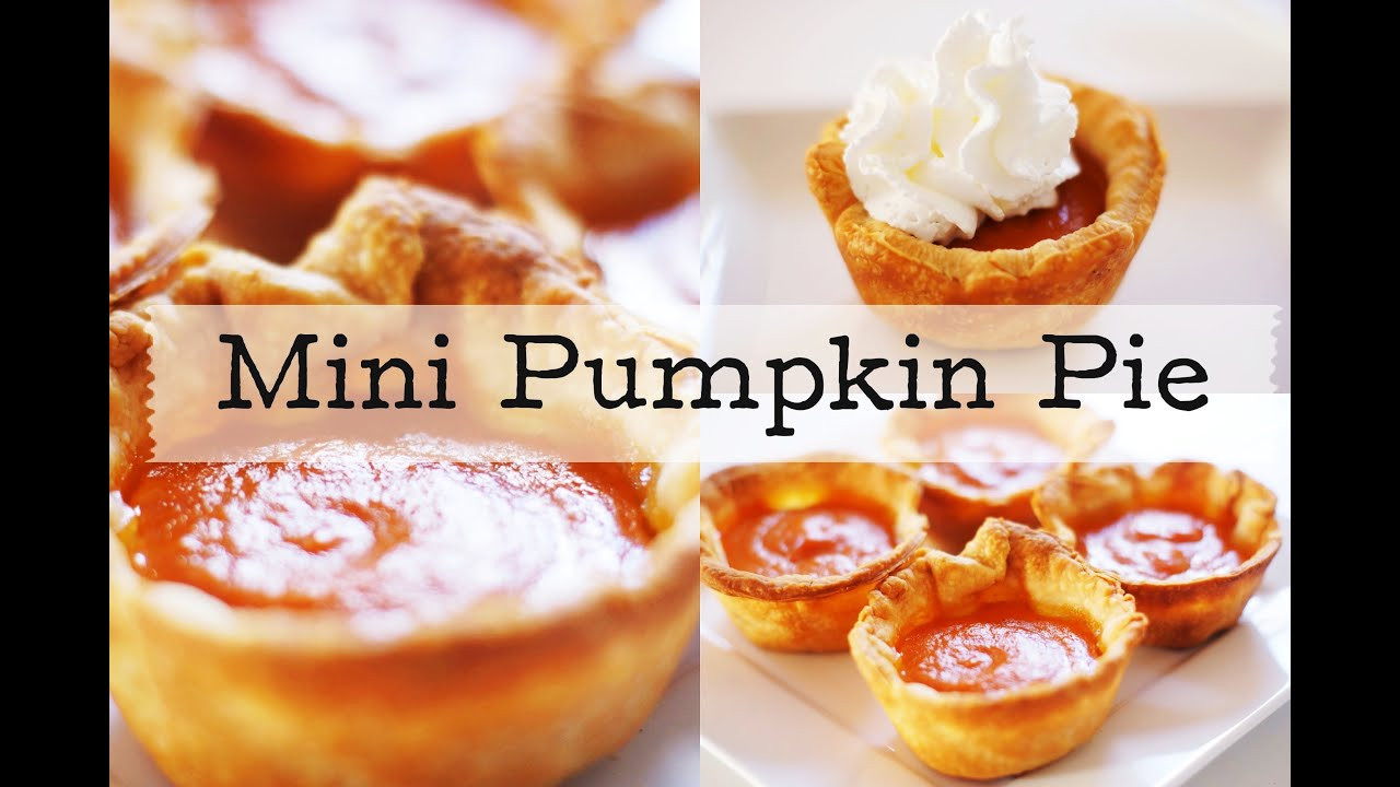 Mini Pies For Thanksgiving
 Thanksgiving Mini Pumpkin Pies