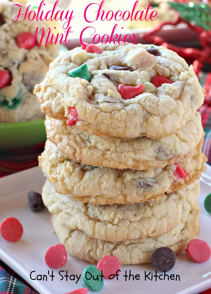 Mint Christmas Cookies
 Holiday Chocolate Mint Cookies Can t Stay Out of the Kitchen