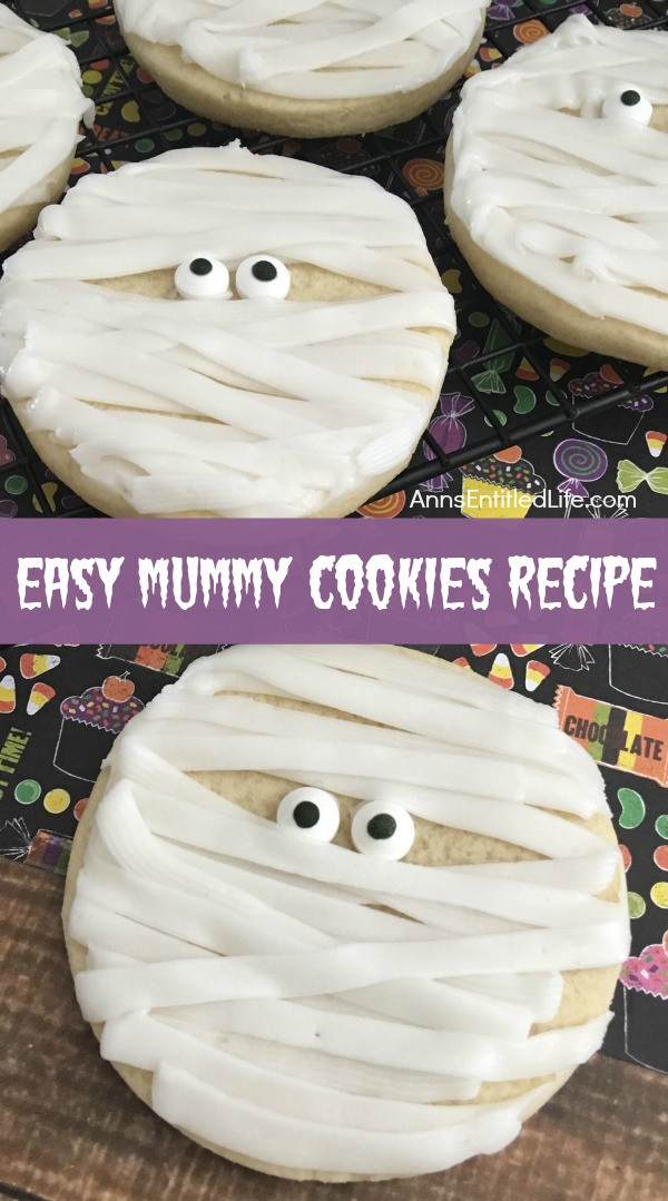 Mummy Cookies For Halloween
 Mummy Cookies Recipe
