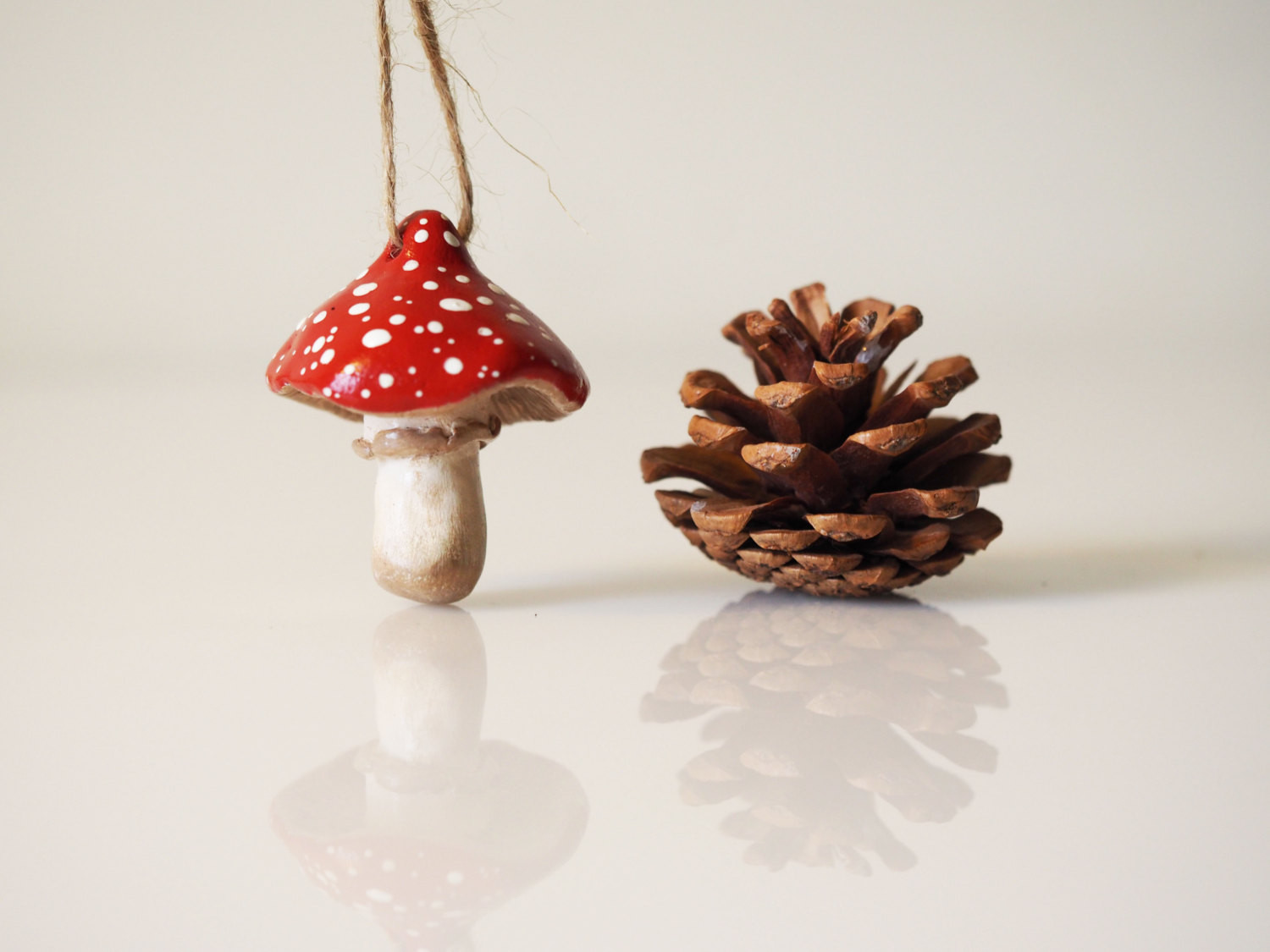 Mushrooms And Christmas
 Mushroom decor Clay mushroom ornament Mushroom Christmas