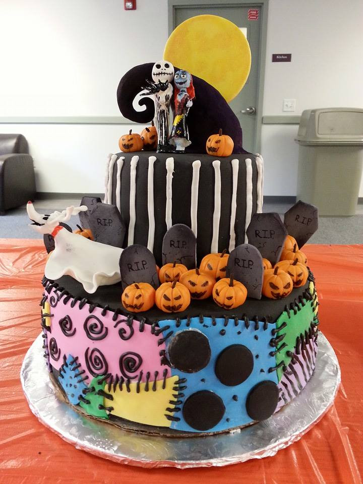 Nightmare Before Christmas Cakes Decorations
 Nightmare Before Christmas Midterm Cake