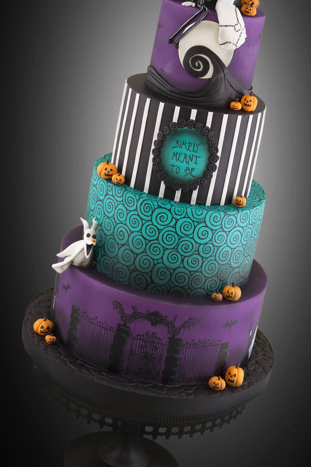 Nightmare Before Christmas Cakes
 Nightmare Before Christmas cake by Little Cherry