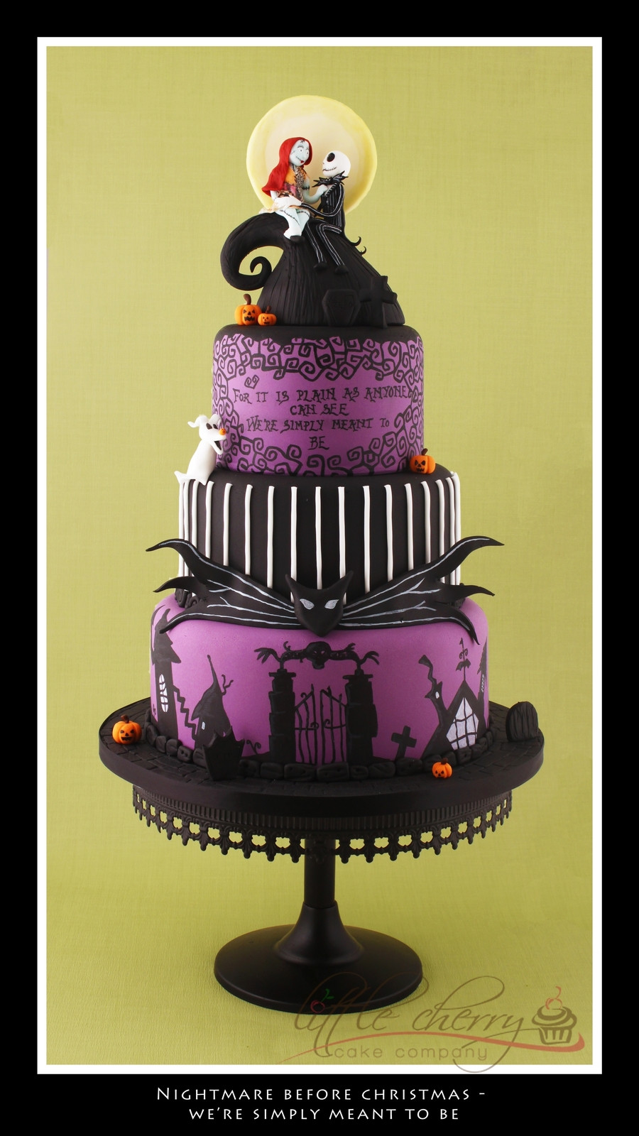 Nightmare Before Christmas Cakes
 Nightmare Before Christmas Wedding Cake CakeCentral