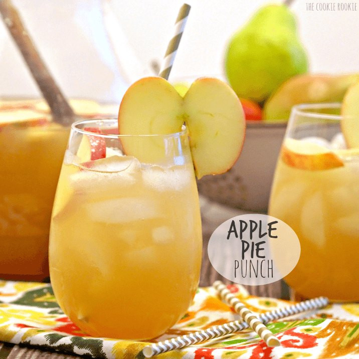 Non Alcoholic Thanksgiving Drinks
 Apple Pie Punch The Cookie Rookie