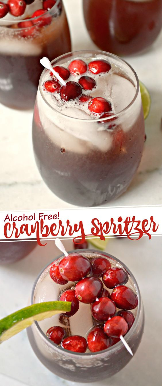 Non Alcoholic Thanksgiving Drinks
 Non Alcoholic Cranberry Spritzer Recipe