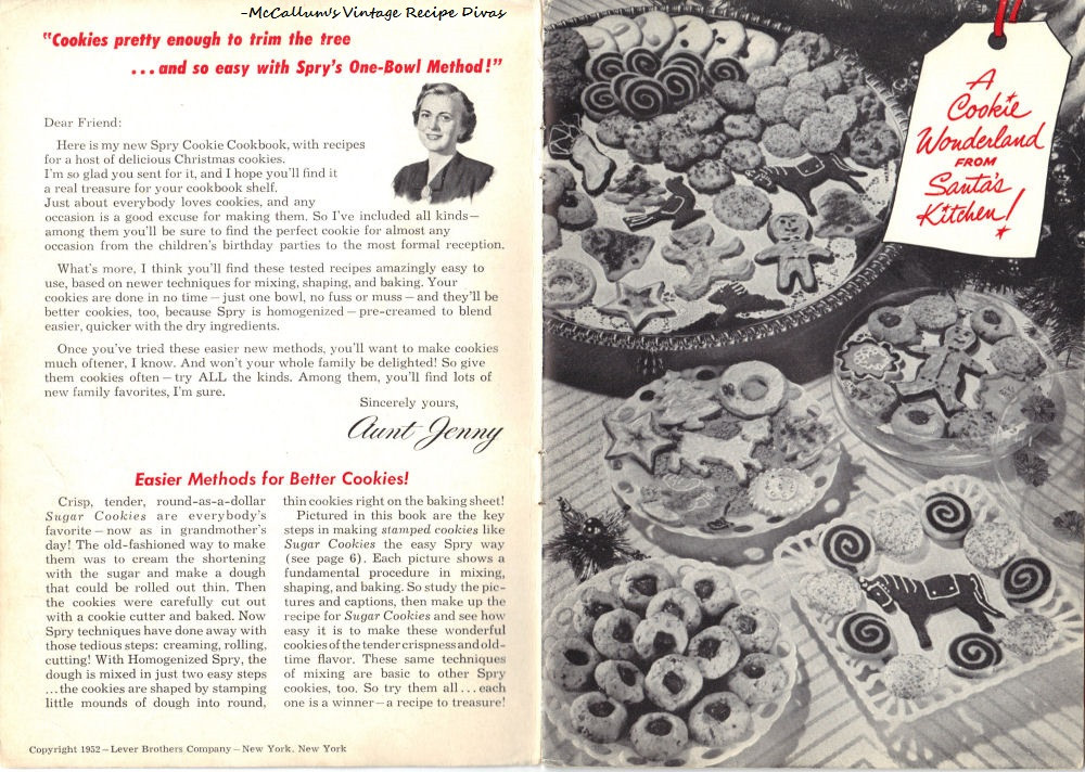 Old Fashioned Christmas Cookies Recipe
 Aunt Jenny’s Old Fashioned Christmas Cookies Recipe Book