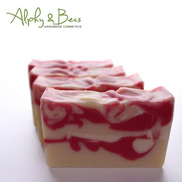 Organic Christmas Candy
 Natural Christmas Soap "Candy Cane" – Alphy & Becs
