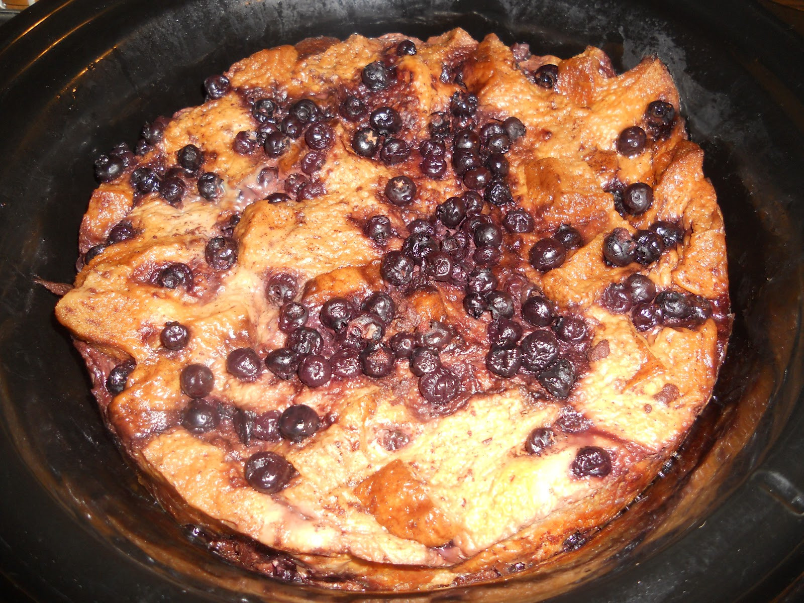 Overnight Crock Pot French Toast Great For Christmas Morning
 a Latte with Ott A Crock Pot Blueberry French Toast