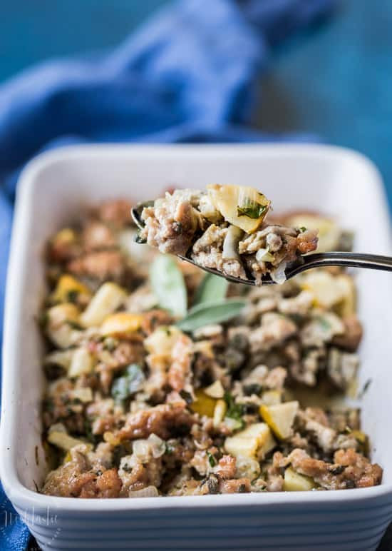 Paleo Thanksgiving Stuffing
 Paleo Thanksgiving Stuffing with Pork Sage and Apple