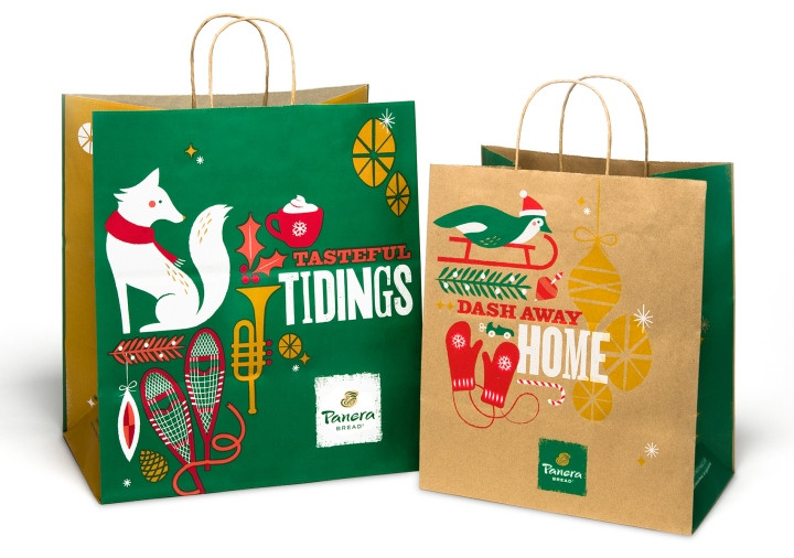 Panera Bread Christmas
 Panera Bread 2013 Holiday branding by Willoughby Design