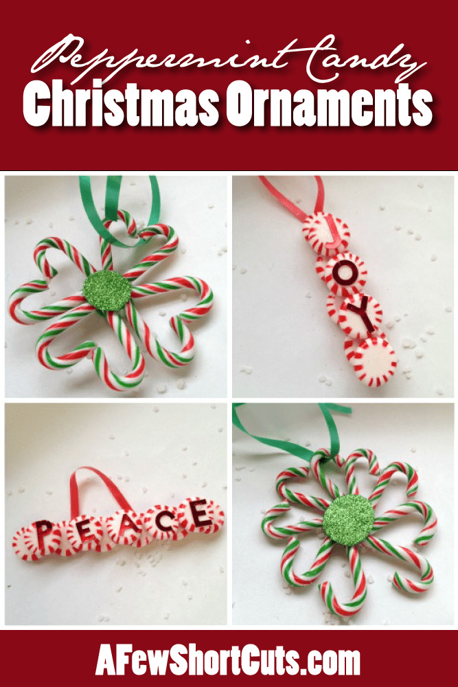 Peppermint Candy Christmas Ornaments
 Peppermint Candy Christmas Ornaments A Few Shortcuts