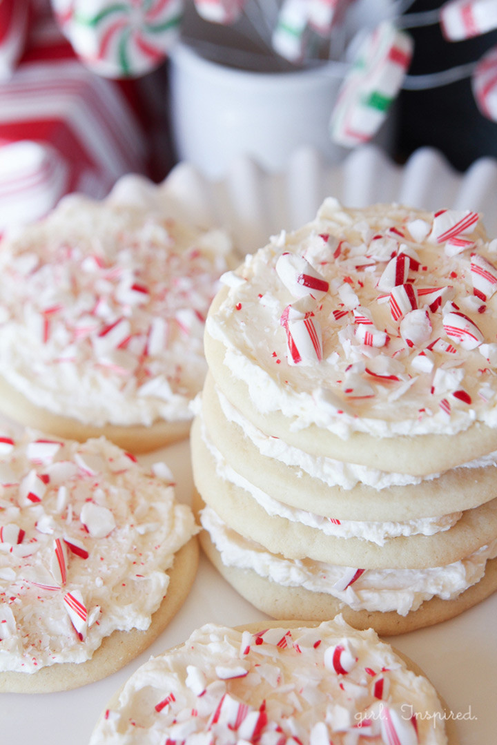 Peppermint Christmas Cookies
 22 Candy Cane Winter Wedding Desserts