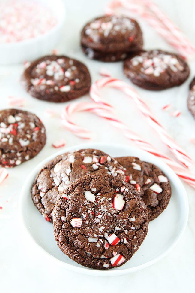 Peppermint Christmas Cookies
 Chocolate Peppermint Crunch Cookies