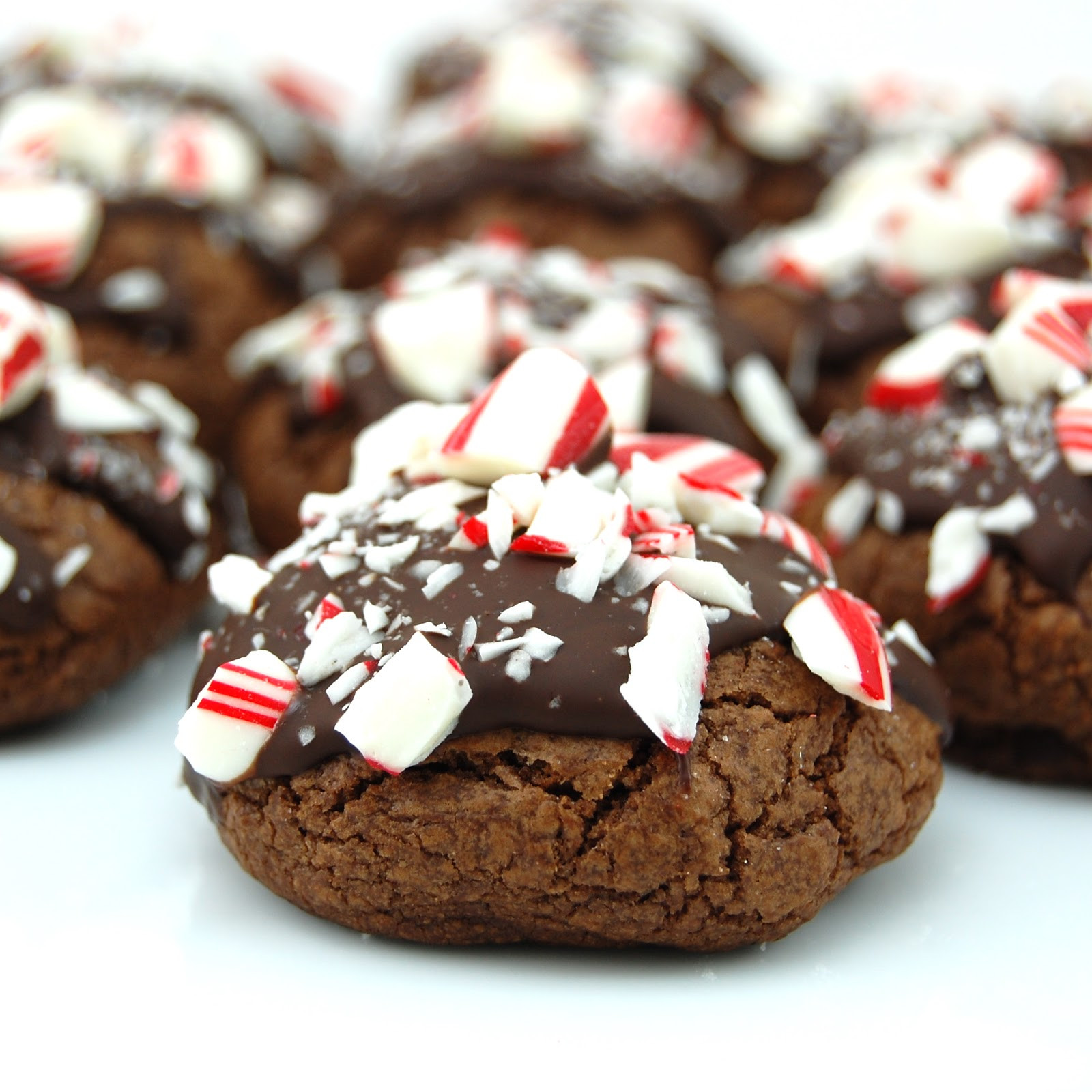 Peppermint Christmas Cookies
 Lynda Jane Cakes Double Chocolate Peppermint Crunch Cookies