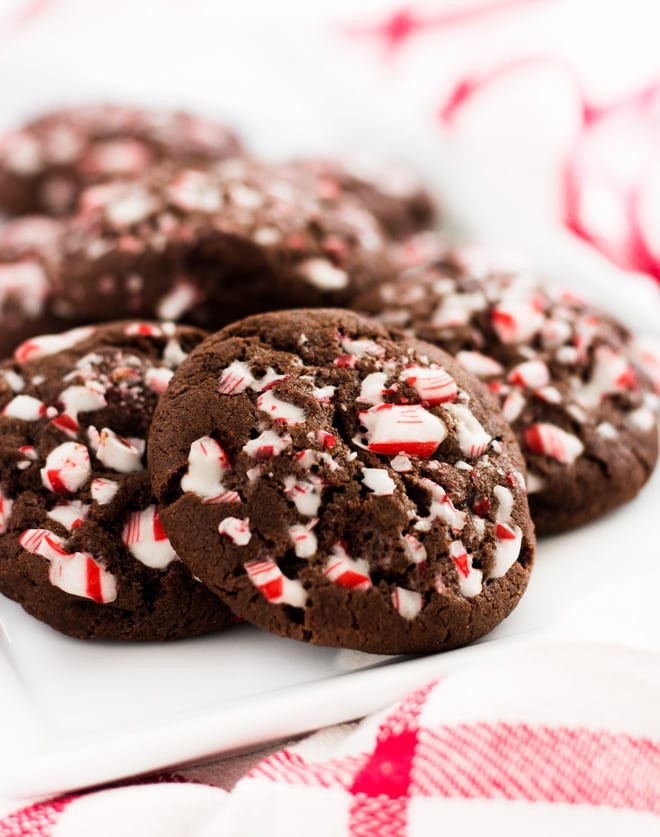Peppermint Christmas Cookies
 Double Chocolate Chip Peppermint Cookies Spoonful of Flavor