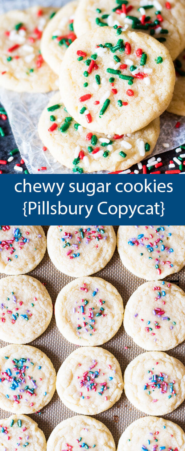Pillsbury Christmas Cookies
 Chewy Sugar Cookies Recipe Pillsbury Copycat Easy Sugar