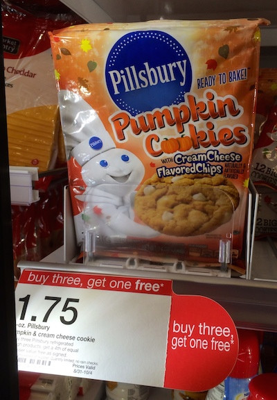 Pillsbury Halloween Cookies Walmart
 Tar Pillsbury Pumpkin Cookies ly 6¢ Per Package