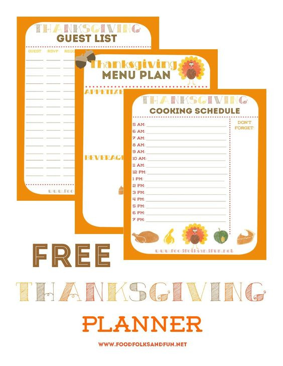 Planning Thanksgiving Dinner Checklist
 15 Thanksgiving Planning Printables and Checklists – Tip