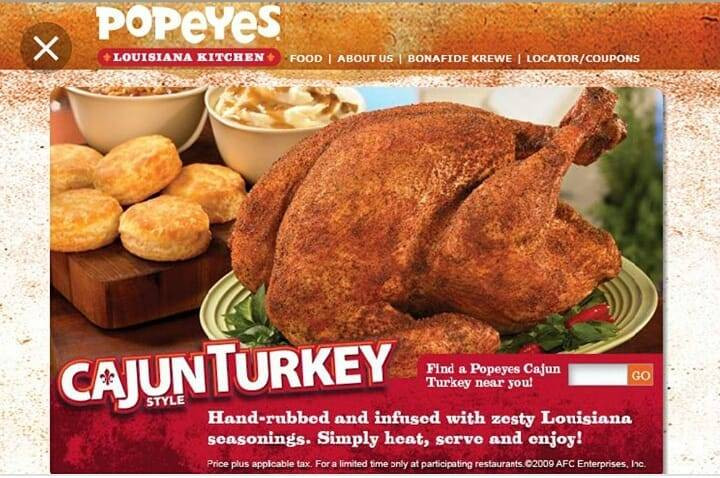 Popeyes Turkey Thanksgiving 2019
 These Fast Food Chains Are Serving Up Fried Turkey for
