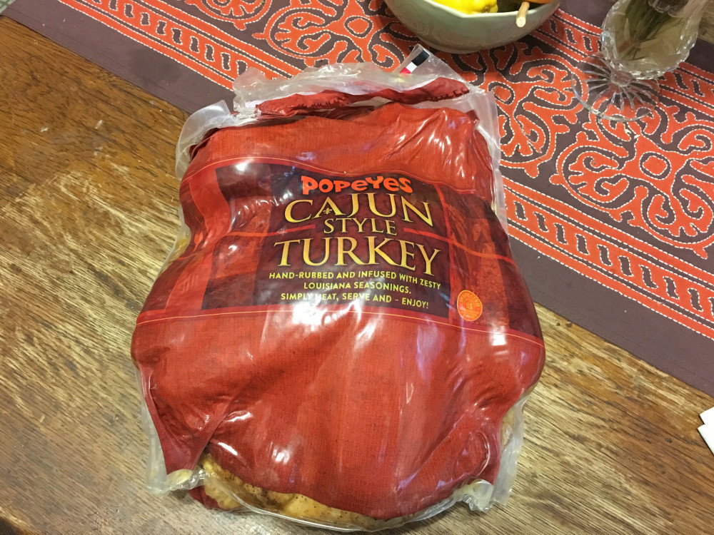 Popeyes Turkey Thanksgiving
 Popeyes sells Cajun turkey for Thanksgiving and it’s very