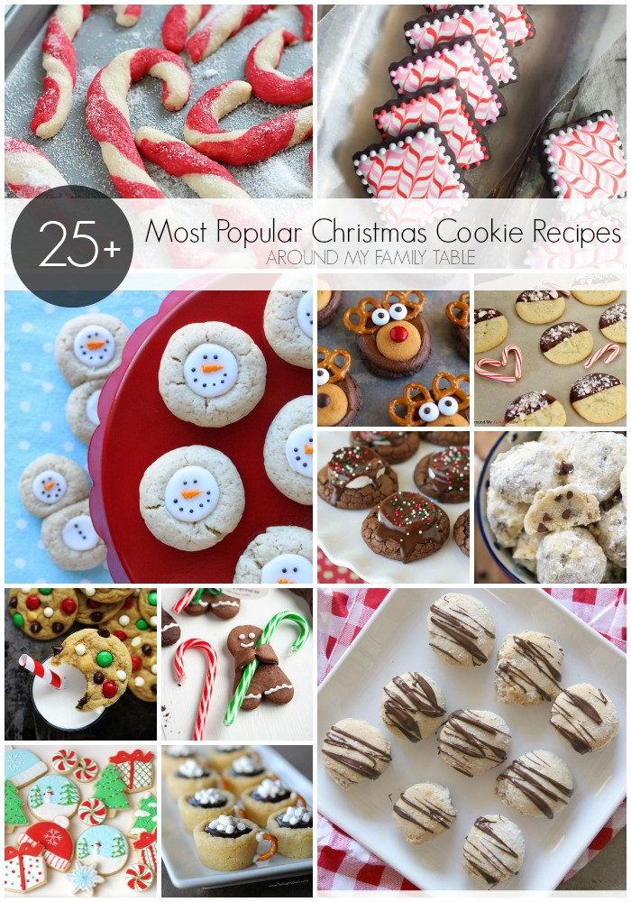 Popular Christmas Cookies
 Most Popular Christmas Cookie Recipes Around My Family Table