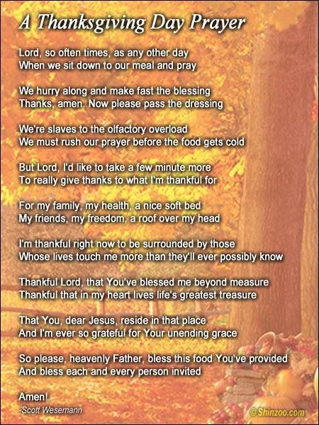 Prayer For Thanksgiving Dinner
 Thanksgiving prayer Prayer and Thanksgiving on Pinterest