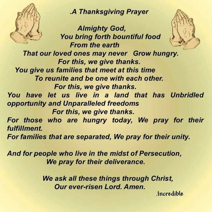 30 Best Prayer for Thanksgiving Dinner – Best Diet and Healthy Recipes