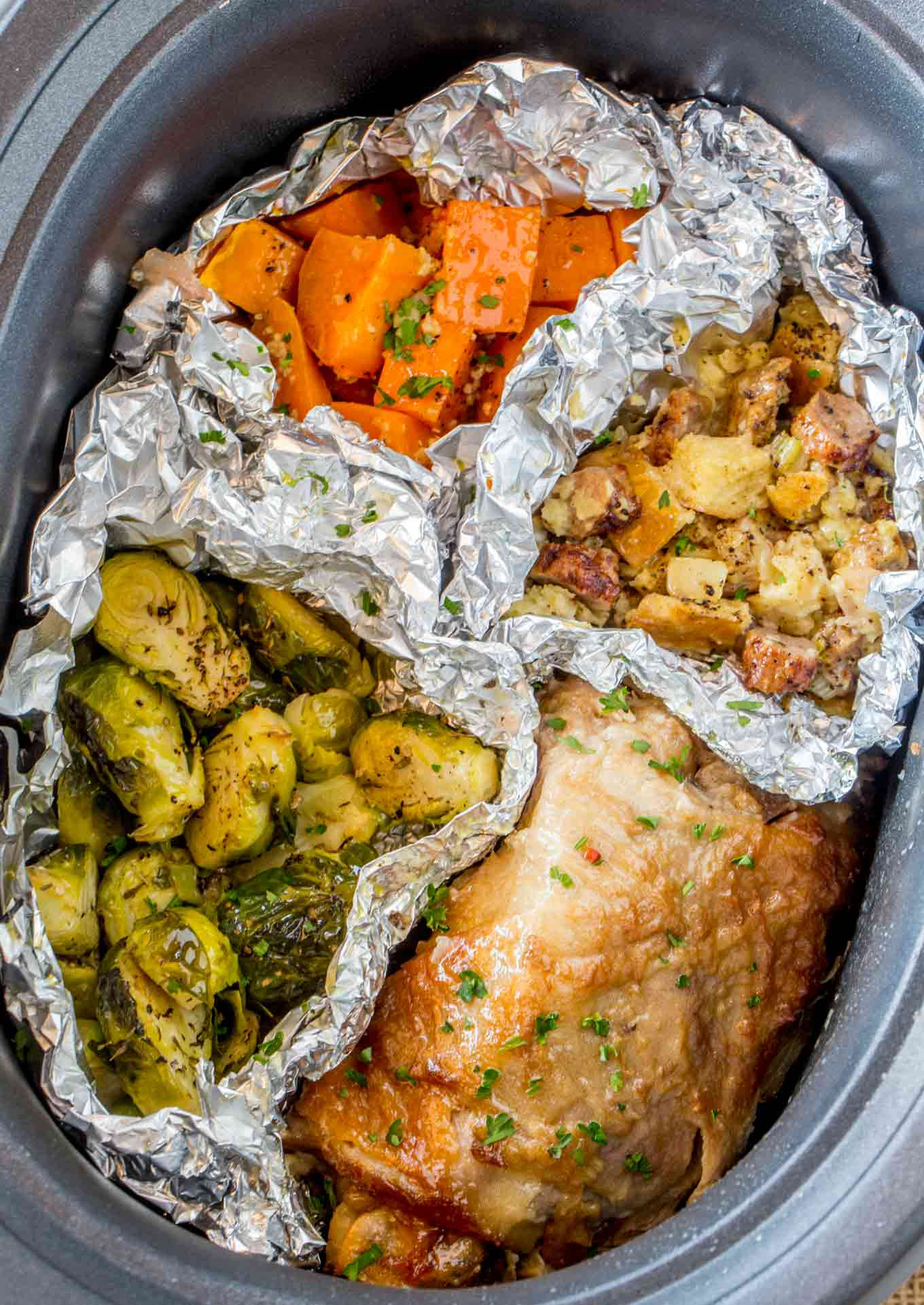 Prepared Thanksgiving Dinners
 Slow Cooker Thanksgiving Dinner for 2 Dinner then