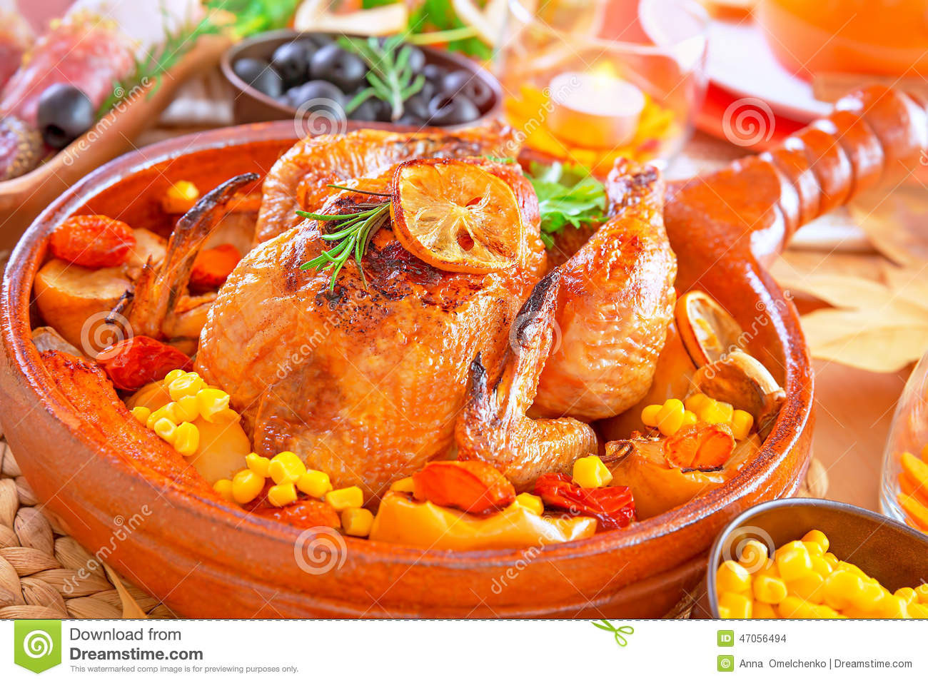 Prepared Thanksgiving Turkey
 Delicious Prepared Thanksgiving Turkey Stock Image