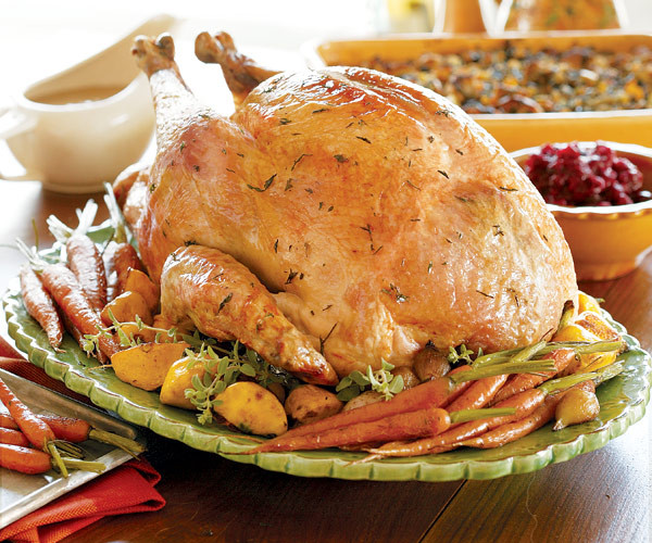 Prepared Thanksgiving Turkey
 Juicy Roast Turkey Recipe FineCooking