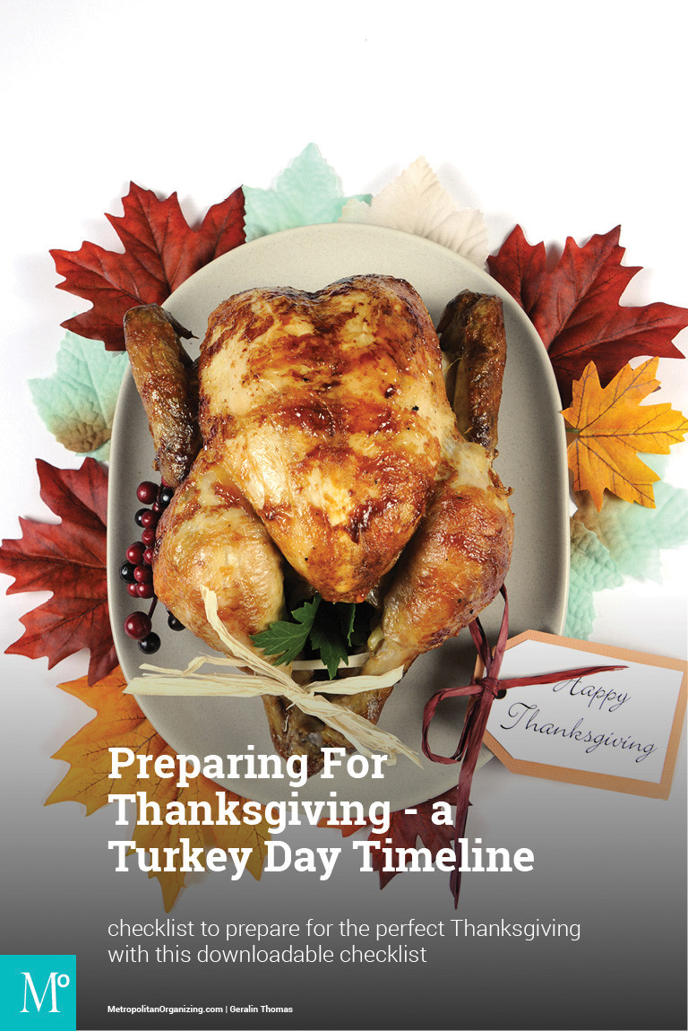 Preparing A Turkey For Thanksgiving
 Turkey Day Timeline Checklist Preparing For Thanksgiving